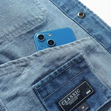 Autumn Men Solid Workwear Denim Jackets Fashion Motorcycle Vintage Jeans Jackets Hommes Slim Fit Cotton Casual Black Blue Coats