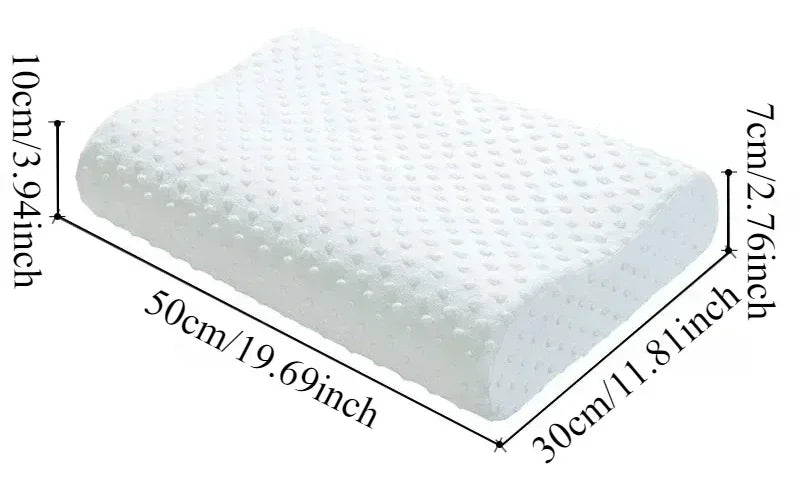 Memory Foam Neck Pillow – Orthopedic Comfort & Pain Relief