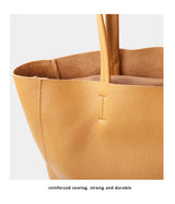 Bag Women 2022 New Summer Genuine Leather Tote Female Casual Fashion Simple Underarm Shoulder Bag Large Capacity Shopper Handbag