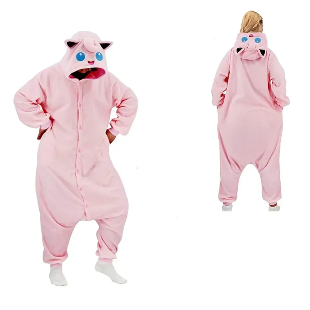 Greninja Kigurumi Onesie Mewtwo Snorlax Gengar Cosplay Halloween Costume Adult Anime Axolotl  Eevee Cow Pajamas Pijama