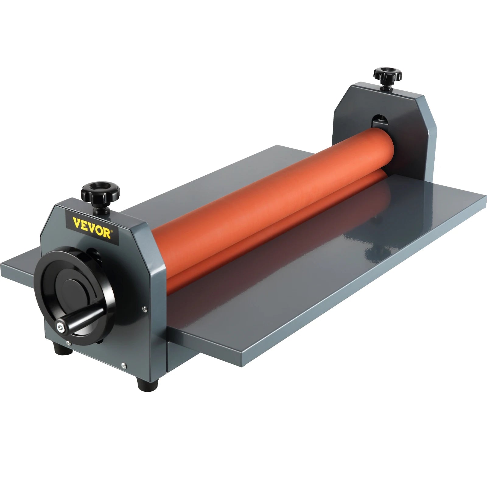 VEVOR 25.6"x1" Manual Cold Roll Laminator Machine Sheets Document Plasticizer Fits Poster Painting Photo Book Cover A3 A4 Paper