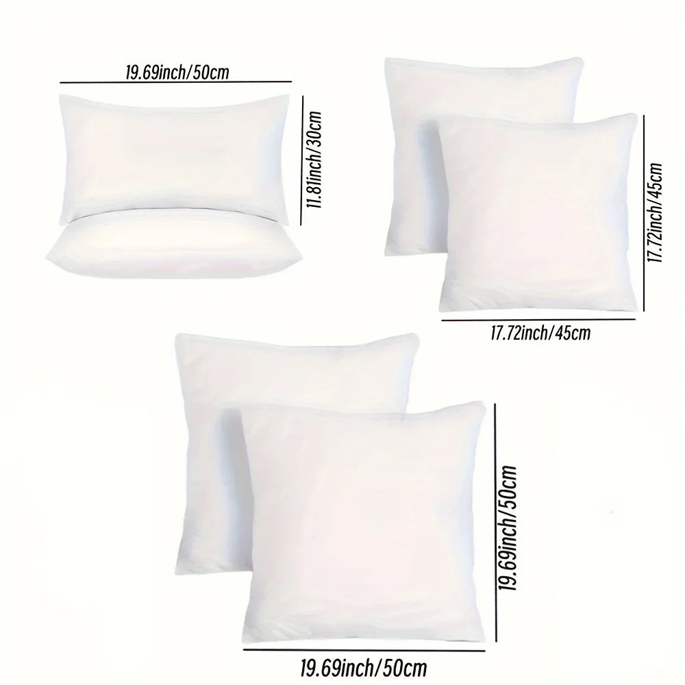 2pcs Pillow Cushions, Soft Durable Sofa Cushion, Fluffy Pillow Inserts, For Living Room Sofa Sofa Bed Home Decor