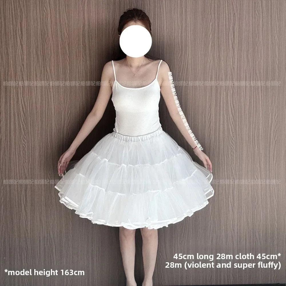 Fluffy Mesh Petticoat Underskirt – Lolita Crinoline