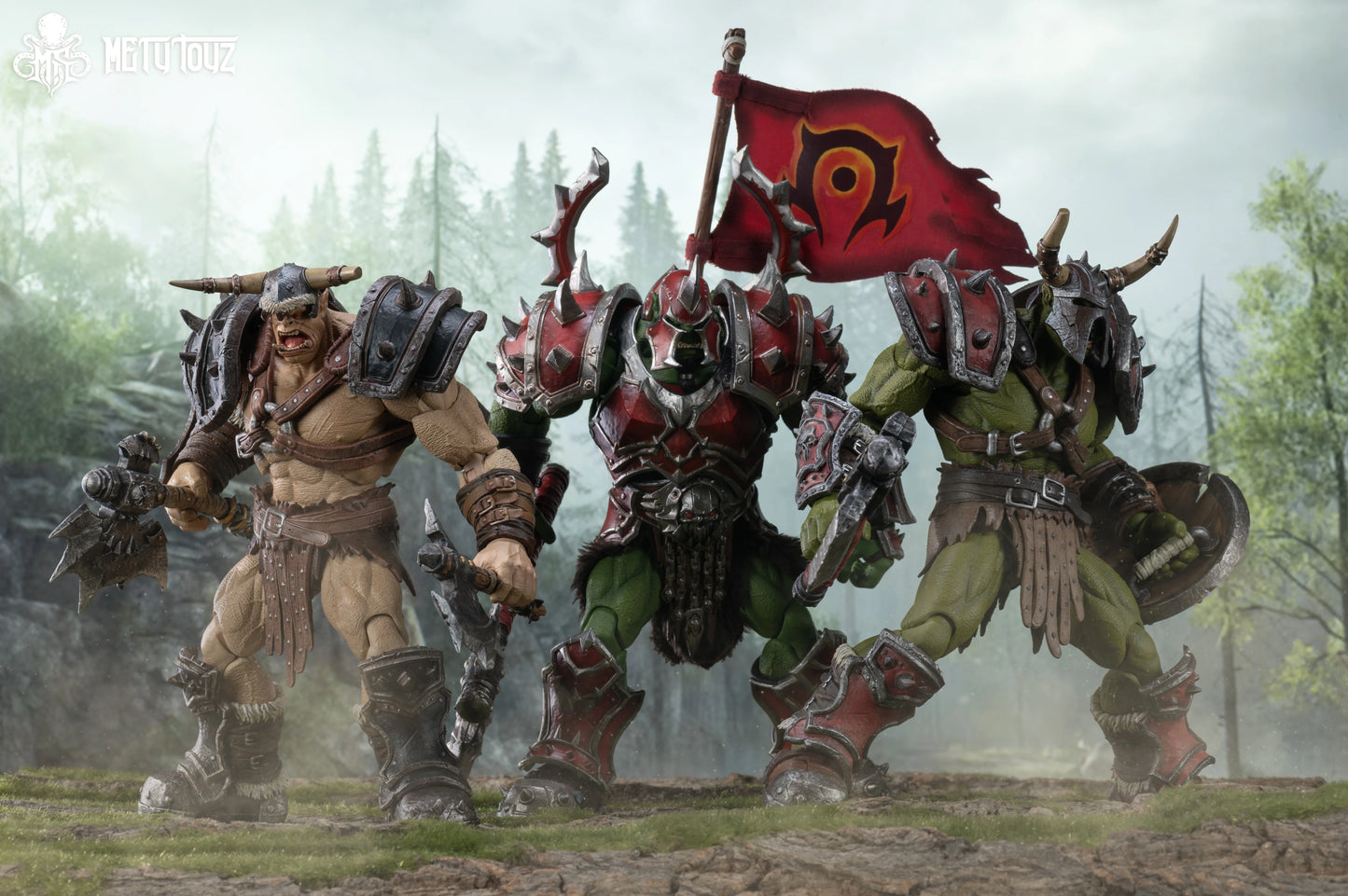 Metytoyz Limited Adventurer World Orc Ork Captain Kagas Bounty Hunter Bloody Hands Morlock Soldier Action Figure Special Edition