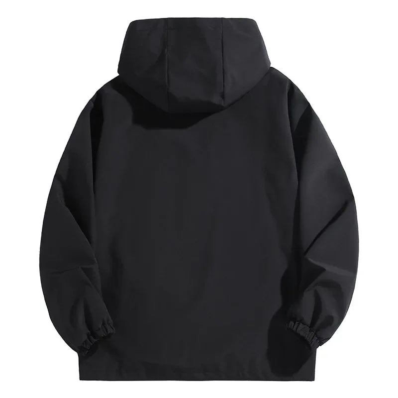 Big Size 12XL Bomber Jacket Men Hooded Zipper Windbreaker Male Fishing Waterproof Windproof Windshield Outerwear Large Plus Fat