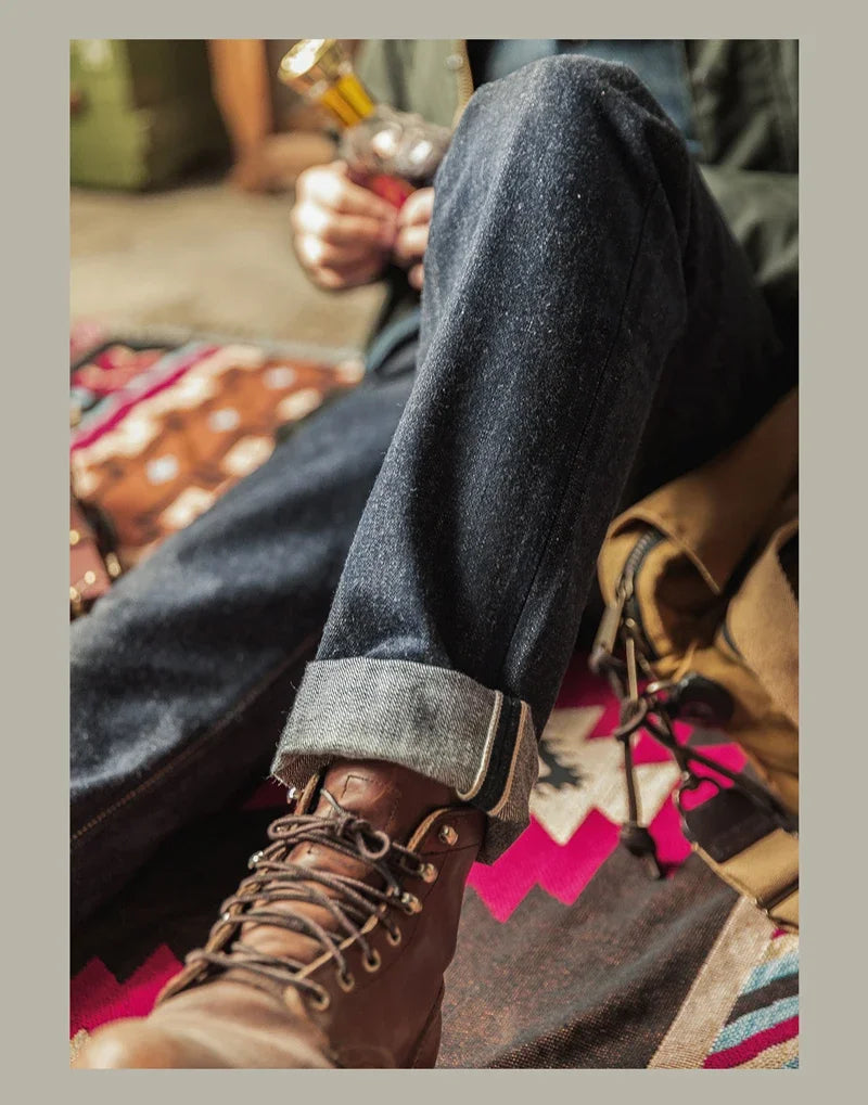 Red Tornado 17oz SD-107 Slim Straight Selvedge Denim Jeans