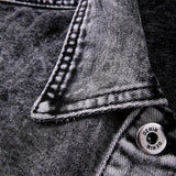Washed Heavyweight Denim Jacket – Vintage Workwear
