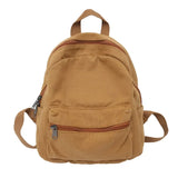 Mini Canvas Backpack – Vintage Unisex Rucksack