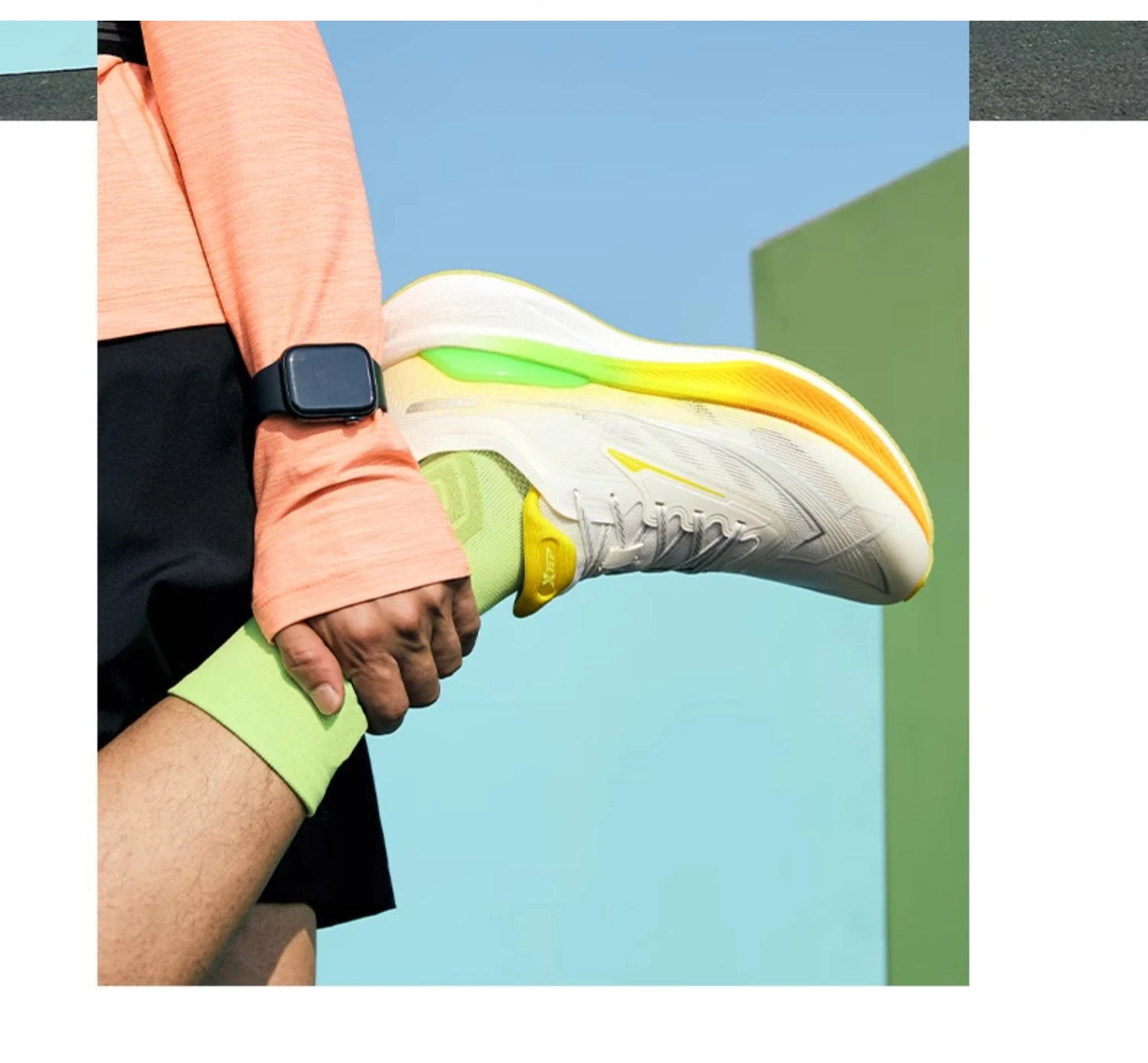 Xtep 2000KM 2.0 Running Shoes Men  Summer Professional TPU Shock Absorption Sneakers 876219110043(suggest half size down)