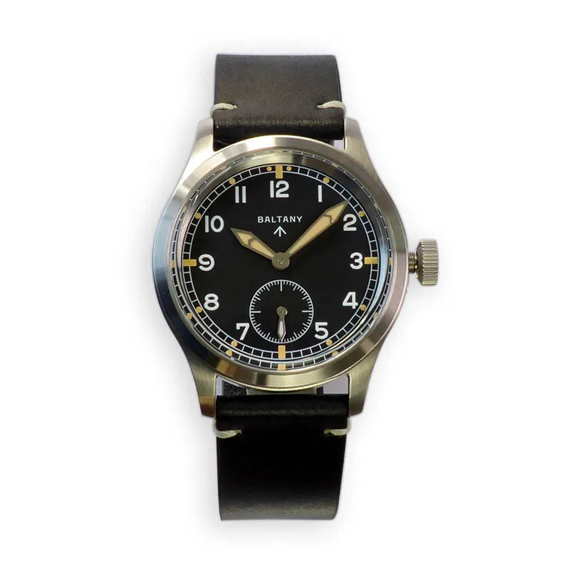 Baltany S2032 Dirty Dozen Watch For Man Vintage Quartz Wristwatches 20ATM Sapphire Crystal Stainless Steel 39MM Military Watches