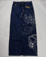 Dragon Print Y2K Baggy Jeans