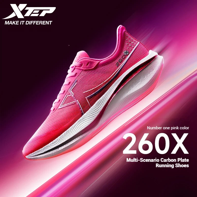 Xtep 260X Running Shoes For Men  Spring Lightweight Men's Sports Shoes Sweat-Absorbing Outdoor Cushion Sneakers 976119110053