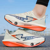 Men Running Shoes Carbon Board Marathon Athletic Nonskid Sneakers Speciality Sports Breathable Lightweight Women's Comfortable