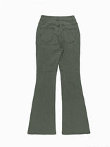 Women's Y2K Wide-Leg Bootcut Jeans – High Waist