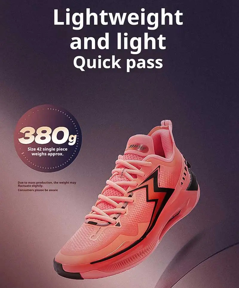 361 Degrees BIG3 5.0 Quick Pro Men Basketball Shoes Cushioning Lightweight Breathable Stable Flexible Male Sneakers 672421111