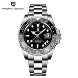 PAGANI DESIGN 40mm Automatic GMT Wristwatch Stainless Steel Waterproof Men Watch Top Brand Mechanical sports Watches Men PD-1662