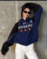 Women's Lightweight Hooded Jacket with Star Graphic