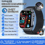 ECG+PPG Health Smartwatch – AI Body Analysis & BT Calling