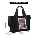 Custom The Eras Tour 1989 Taylor's Swift's American Pop Singer Tote Bag Women Large Capacity Beach Gym Travel Bags