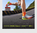 361 Degrees Flame 4.0 Men Running Shoes New Carbon Plate Racing Marathon Stable Rebound Traction Jogging Male Sneakers 672512205