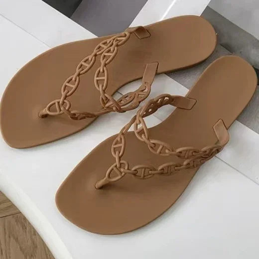 Women's Bow Flip-Flops – Flat Summer Sandals
