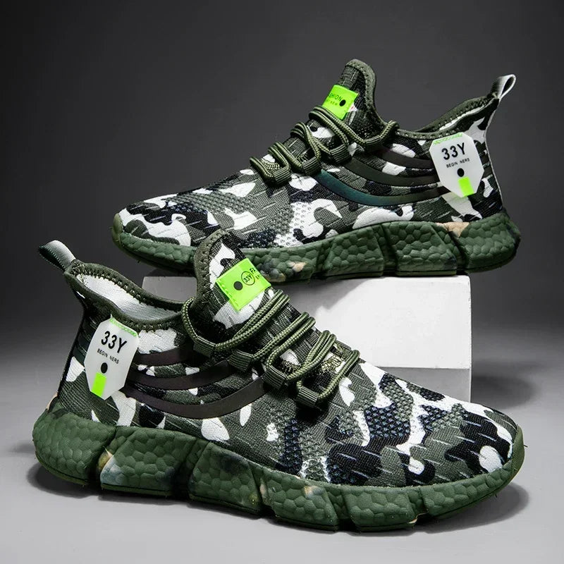 Unisex Colorful Fashion Running Shoes – Non-Slip Casual Walking Sneakers