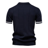 AIOPESON Men's Slim Fit Zipper Polo Shirt | Sport & Office