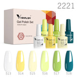 Venalisa HEMA-Free Gel Polish Kit | 6 Shades, 7.5ml
