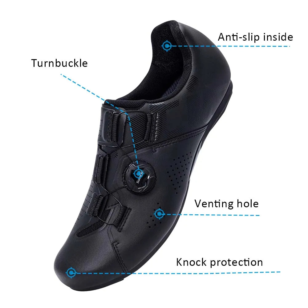 Santic Cycling Non-lock Flat Shoes Men Outdoor Sports MTB Bike Shoes Women Adjustable Casual Road Sneakers Comfortable Asia Size