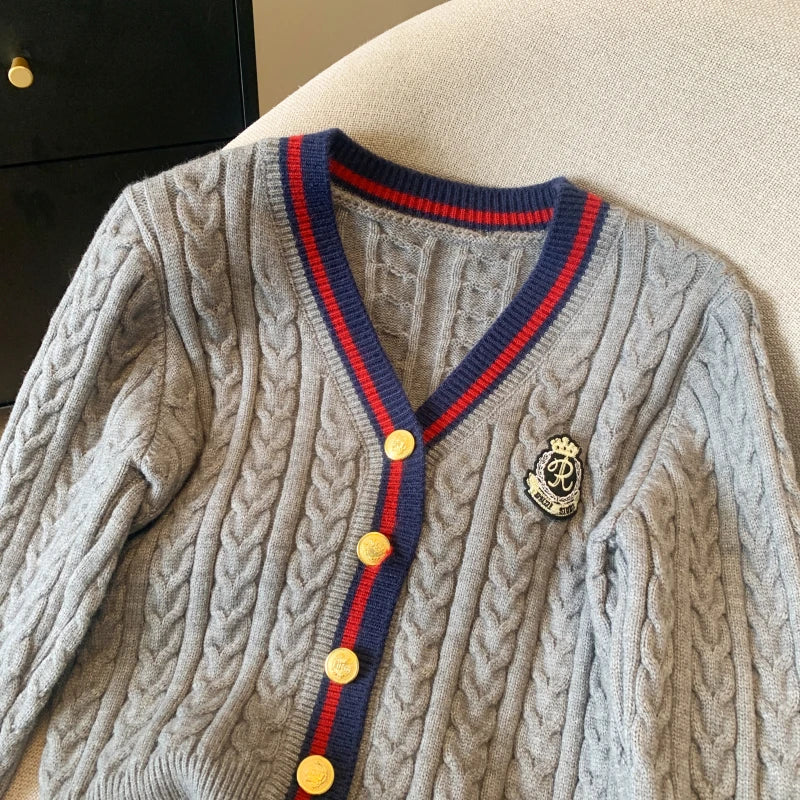 Women's V-Neck Knit Sweater