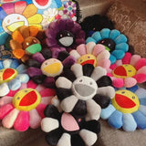Rainbow Daisy Children's Plush Pillow, Japanese, Sunflower, Floor Game Mat Seat Pillow Sofa House Car Decoration Plush Pillow
