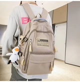 Fashion Big Student School Backpack Rucksack Girls Boys School Bag High Capacity Women Backpack Female Leisure Travel Mochila