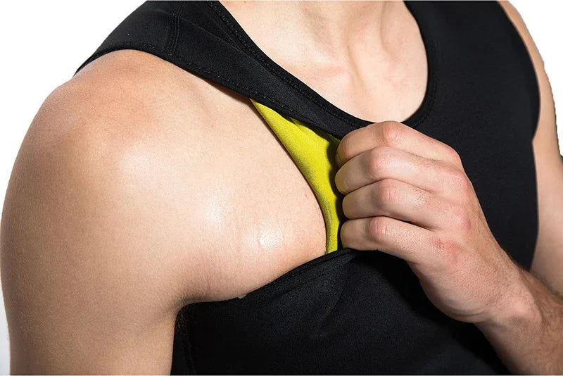 Men Slimming Body Shaper Modeling Vest Belly Reducing Shapewear Fat Burning Weight Loss Waist Trainer Sweat Corset Gym Tank Tops