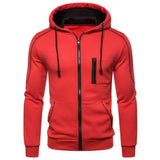 Autumn Men Sweatshirts Long Sleeve Jacket Hoodie Zipper Closure Jacket Male Hoodies Sweatshirt Slim Fit Male Clothing