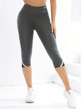 Women's High-Waisted Yoga Capri Leggings