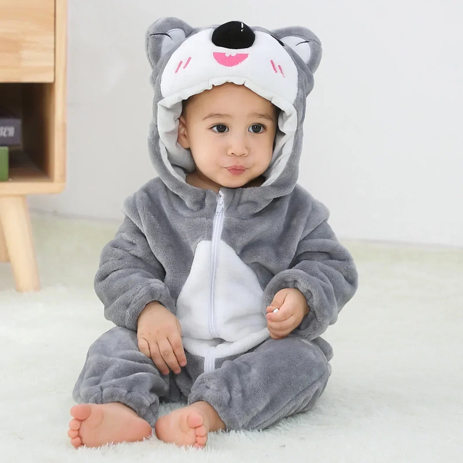 Cozy Lion King Baby Kigurumi Jumpsuit