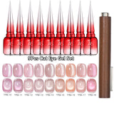 AS 9pcs Cat Eye Magnetic Moonlight Gel Nail Polish Set 15ml Sparkle White Silver Water Light Red UV Gel Nail Art Manicure Vernis