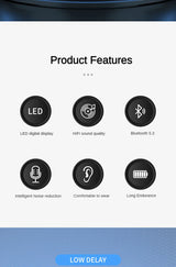 Heavy Bass Sleep Headphones Wireless Bluetooth Earphones With Mic Sports Earbuds Noise Reduction Mini HD Headset For Smart Phone