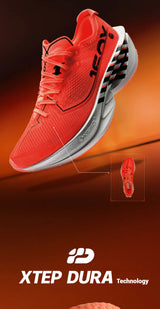 Xtep 160X 7.0 Running Shoes 2025 Professional Marathon PB Carbon Plate Sports Shoes Cushioning Shock Sneakers 975319110039
