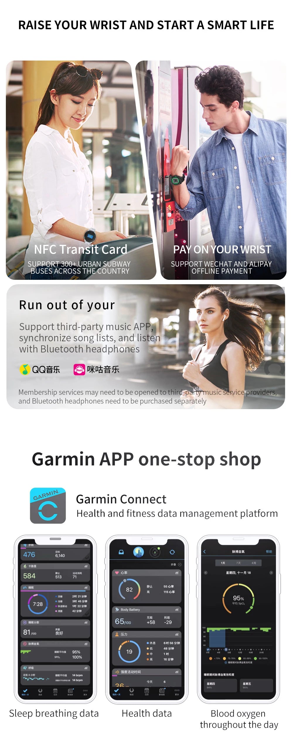 Garmin Forerunner 255 Professional Running, Riding, Swimming, Triathlon Marathon Track and Field Training smartwatch