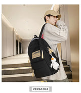 Fashion Big Student School Backpack Rucksack Girls Boys School Bag High Capacity Women Backpack Female Leisure Travel Mochila
