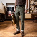 RT-511 Heavy Weight Indigo Selvage Washed 14oz Pants Sanforized Thick Raw Denim Jean Red Tornado