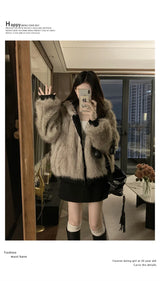 Double-Sided Hooded Winter Parka