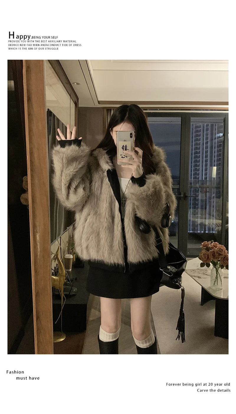 Double-Sided Hooded Winter Parka