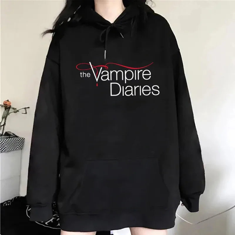 The Vampire Diaries Fleece Pullover Hoodie