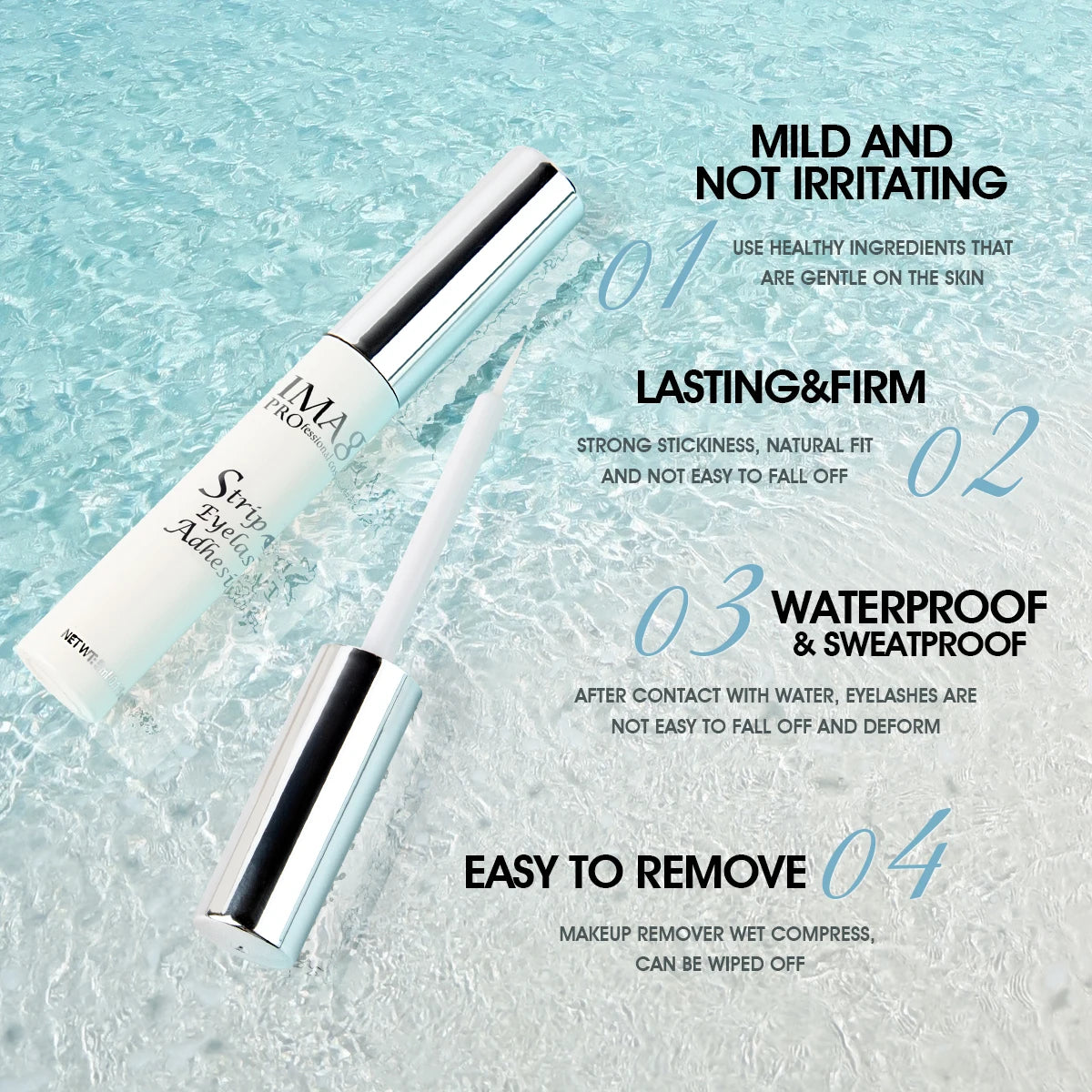 5ml Professional Eyelash Extension Glue – Fast Dry, Waterproof & Clear