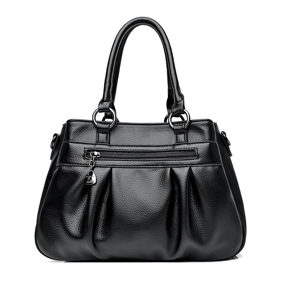 Three Layers Luxury Casual Tote Women Bag Top Quality Pu Leather Ladies Hand Bags for Women Big Shoulder Crossbody Bags Sac New