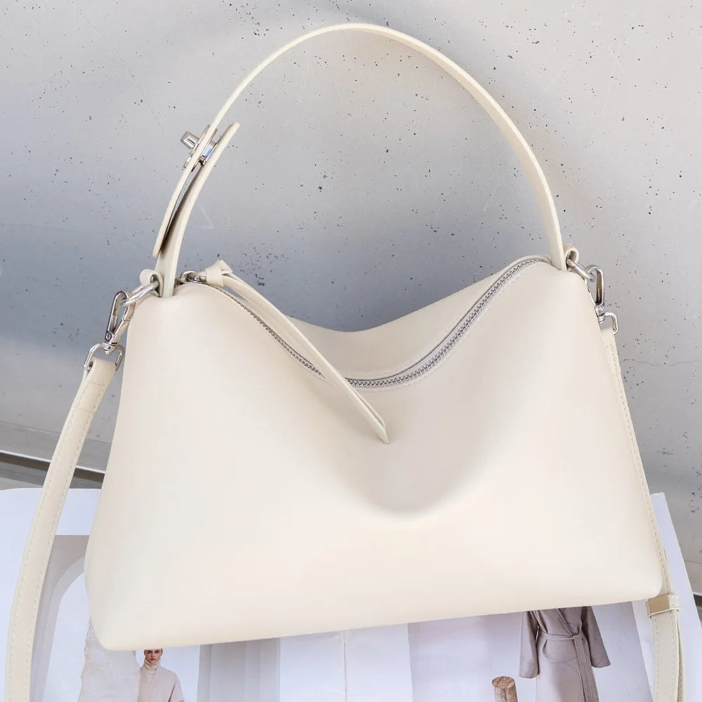 Luxury Suede Boston Tote