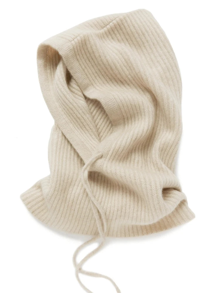 Women's Wool Knit Balaclava Hat – Warm Winter Ski Bonnet