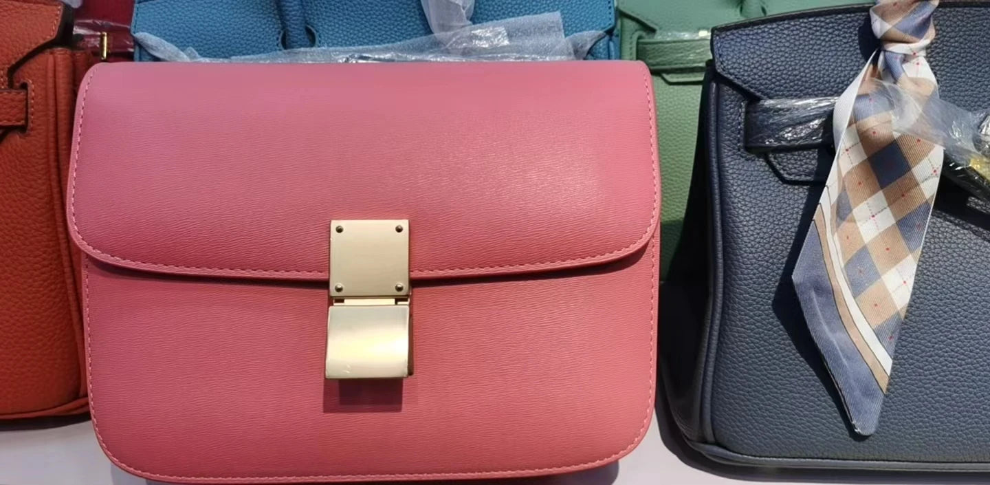 Women’s Genuine Leather Shoulder Bag 2025 Trend Brand Small Square Bags Luxury Designer Handbag Fashion Messenger BagsTofu Bags
